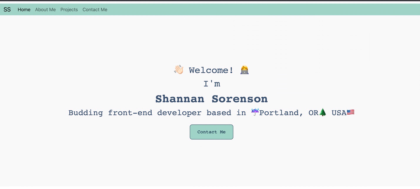 Shannan Portfolio Project
